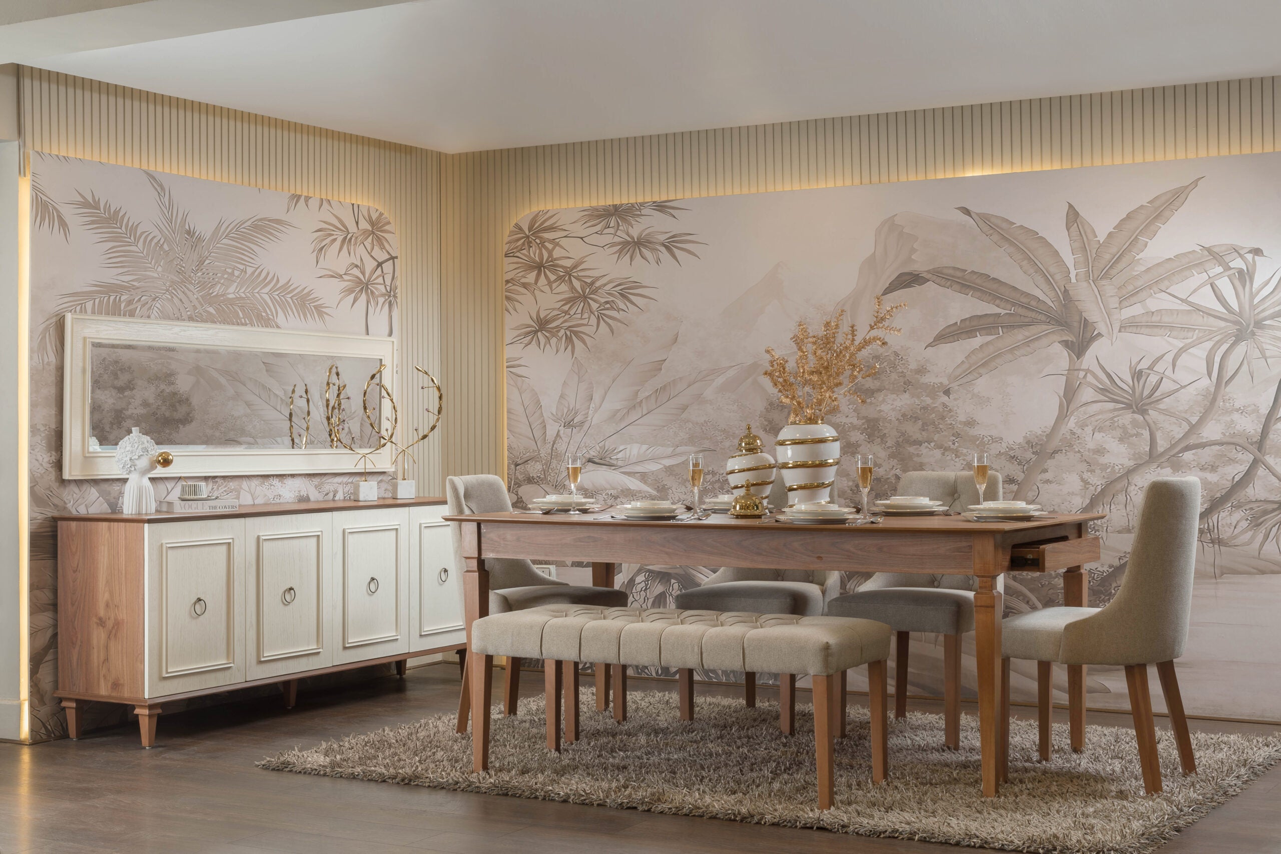 Angel White Dining Room