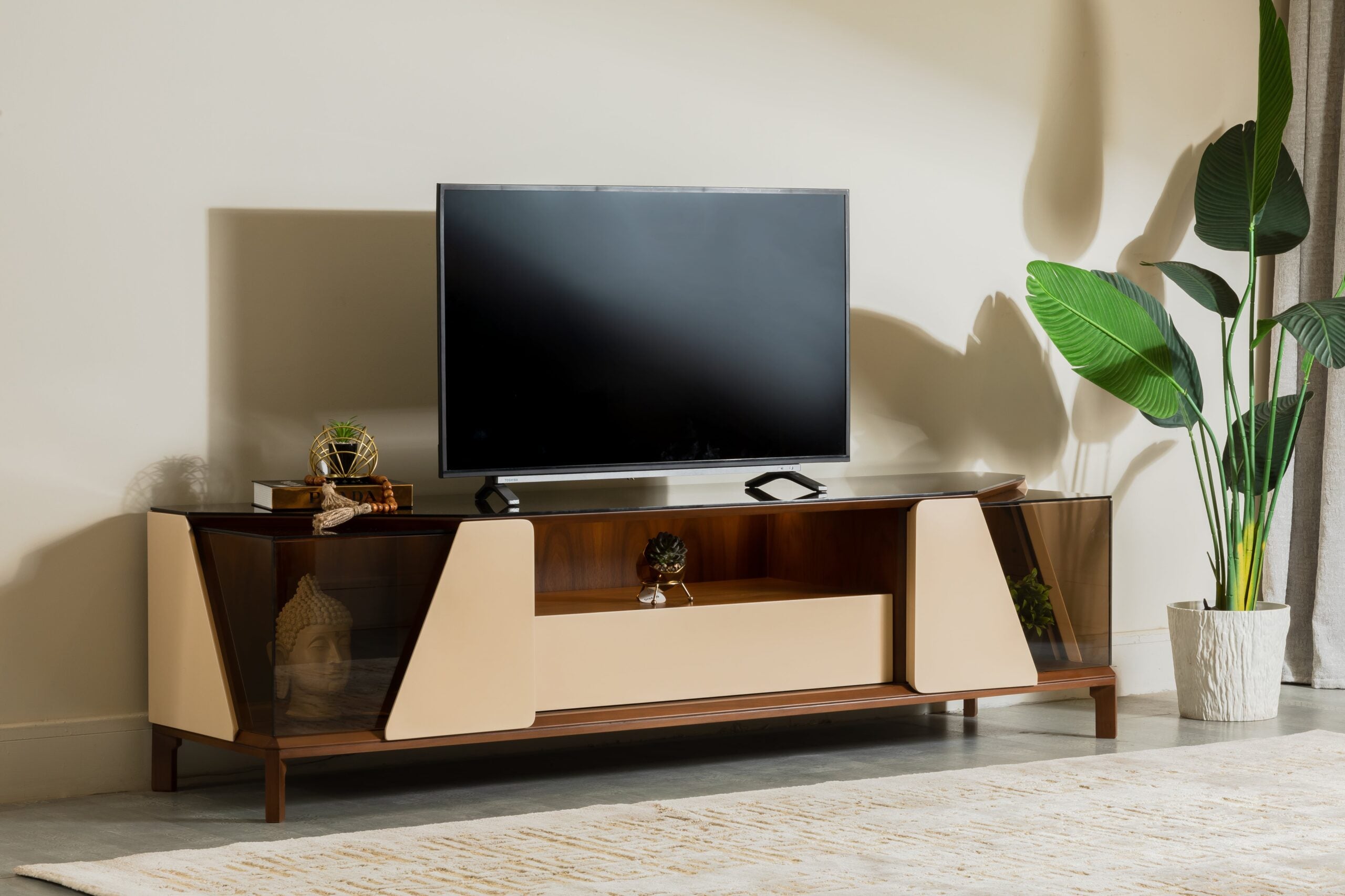Glass TV Unit