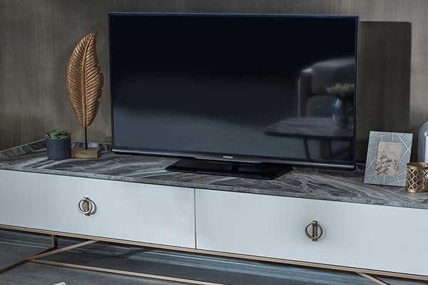 Loft Gold TV Unit