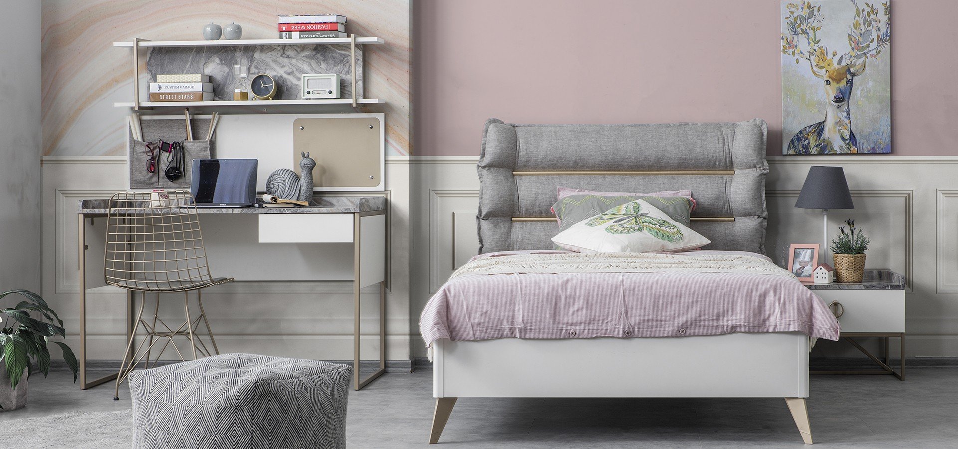 Loft Gold Youth Bedroom